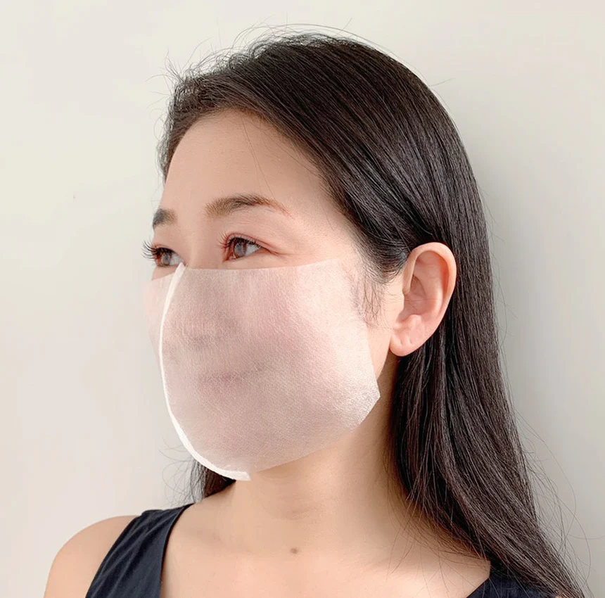 ヘアサロン専用 お客様用使い捨てシースルーマスク